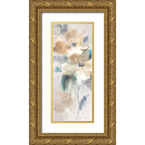 Sensation V Gold Ornate Wood Framed Art Print with Double Matting by Nai, Danhui