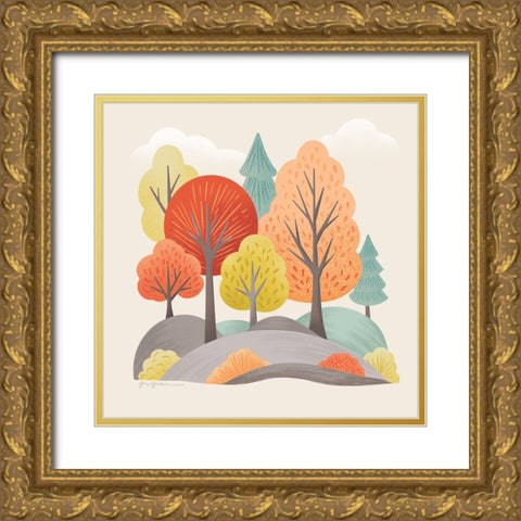 Sweater Weather VIII Gold Ornate Wood Framed Art Print with Double Matting by Graham, Gia