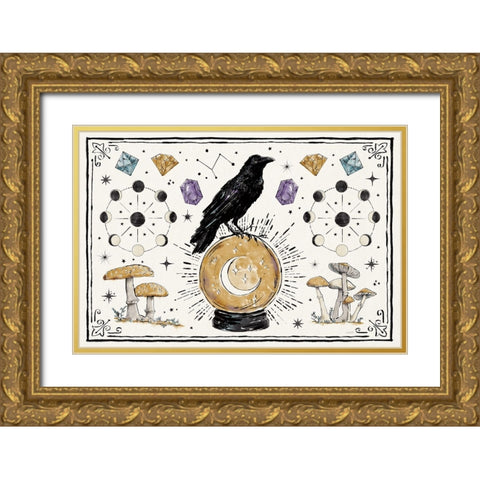 Mystic Moon I Gold Ornate Wood Framed Art Print with Double Matting by Tavoletti, Anne