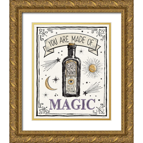 Mystic Moon III Gold Ornate Wood Framed Art Print with Double Matting by Tavoletti, Anne