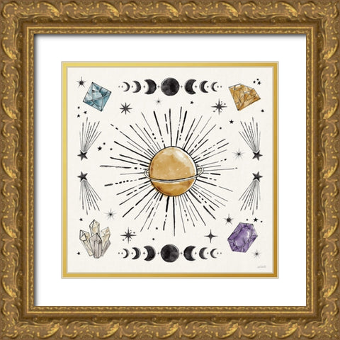 Mystic Moon VII Gold Ornate Wood Framed Art Print with Double Matting by Tavoletti, Anne