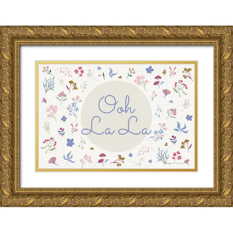 French Garden II Gold Ornate Wood Framed Art Print with Double Matting by Kucwaj-Tybur, Kasia