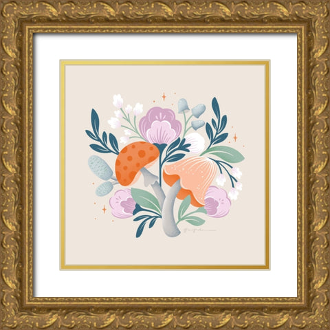 Fantastic Fungi II Gold Ornate Wood Framed Art Print with Double Matting by Graham, Gia