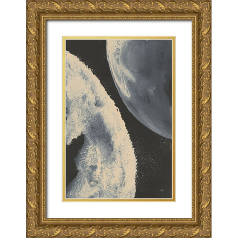 Planetary I Gold Ornate Wood Framed Art Print with Double Matting by Paschke, Chris