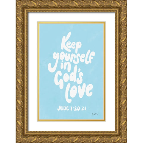 Good Words II Gold Ornate Wood Framed Art Print with Double Matting by Thorns, Becky