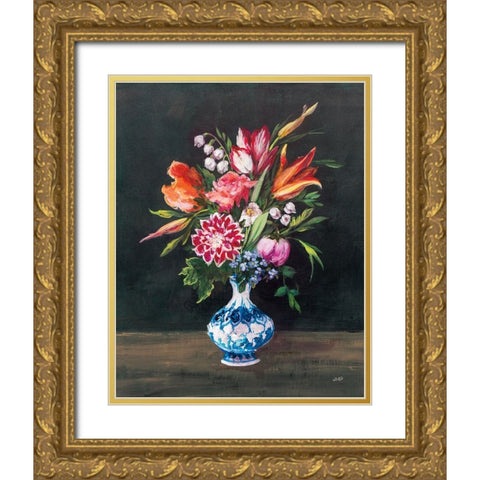 Masterful I Gold Ornate Wood Framed Art Print with Double Matting by Purinton, Julia