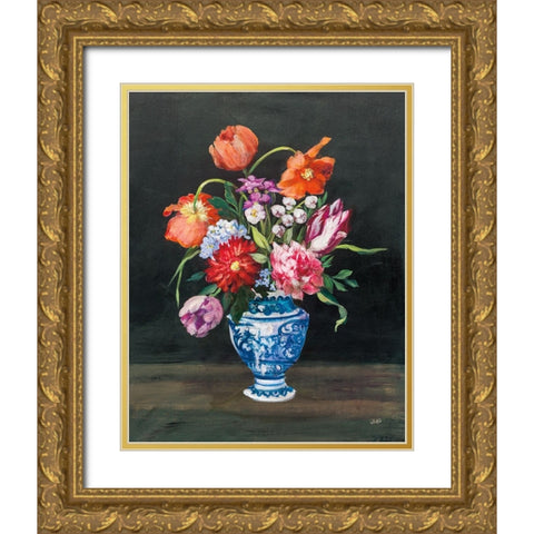 Masterful II Gold Ornate Wood Framed Art Print with Double Matting by Purinton, Julia