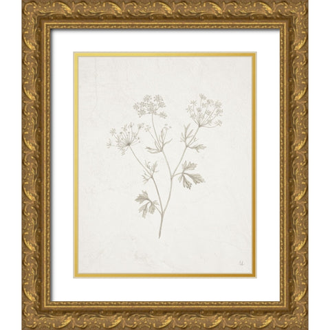 Gifts from the Meadow IV Gold Ornate Wood Framed Art Print with Double Matting by Adams, Sarah