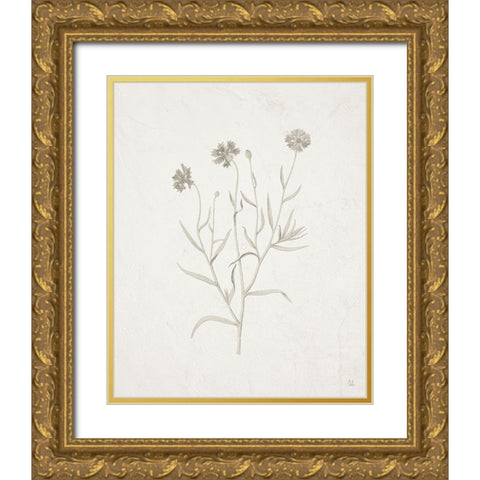 Gifts from the Meadow V Gold Ornate Wood Framed Art Print with Double Matting by Adams, Sarah