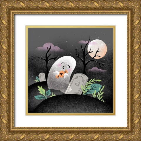 Hocus Pocus IV Gold Ornate Wood Framed Art Print with Double Matting by Graham, Gia