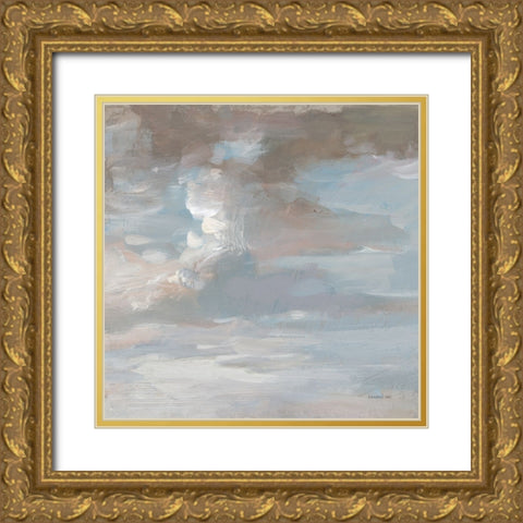 Ethereal Sky Gold Ornate Wood Framed Art Print with Double Matting by Nai, Danhui