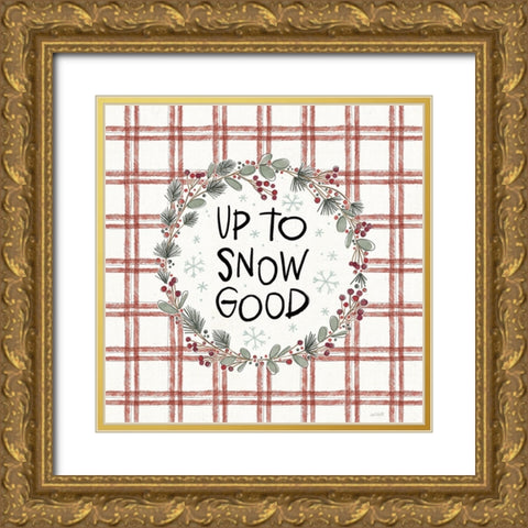 Holiday Fun IV Gold Ornate Wood Framed Art Print with Double Matting by Tavoletti, Anne