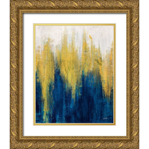 Glimmer II Crop II Gold Ornate Wood Framed Art Print with Double Matting by Purinton, Julia