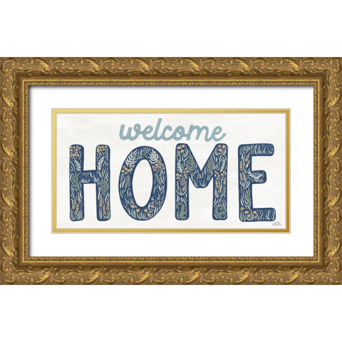 Lakeside Days X Gold Ornate Wood Framed Art Print with Double Matting by Marshall, Laura