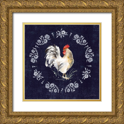 Home to Roost I Gold Ornate Wood Framed Art Print with Double Matting by Pete, Katrina