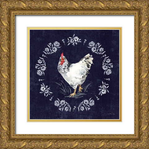 Home to Roost II Gold Ornate Wood Framed Art Print with Double Matting by Pete, Katrina