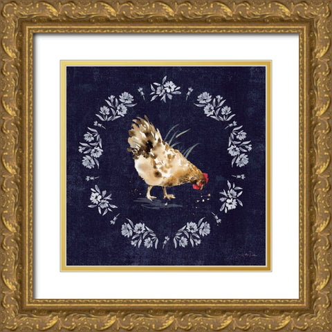Home to Roost III Gold Ornate Wood Framed Art Print with Double Matting by Pete, Katrina