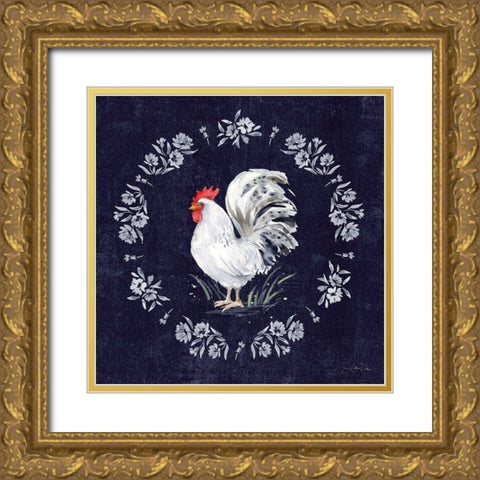 Home to Roost IV Gold Ornate Wood Framed Art Print with Double Matting by Pete, Katrina