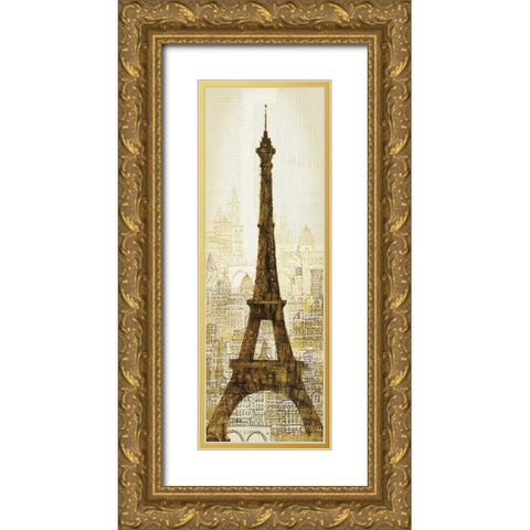 5th Avenue Anatole Gold Ornate Wood Framed Art Print with Double Matting by Tillmon, Avery