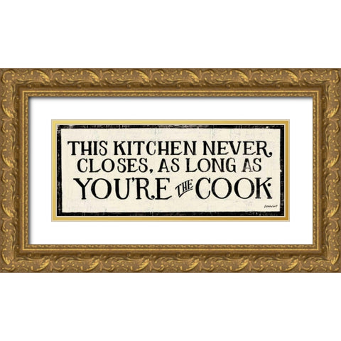 You re the Cook Gold Ornate Wood Framed Art Print with Double Matting by Lovell, Kathrine