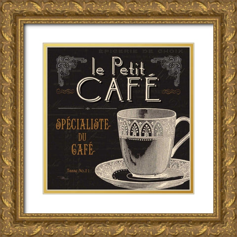 Flavors of France II Gold Ornate Wood Framed Art Print with Double Matting by Pela Studio