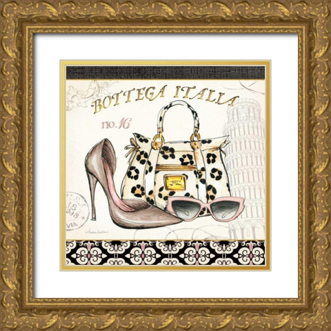 Boutique de Luxe I Gold Ornate Wood Framed Art Print with Double Matting by Laliberte, Andrea