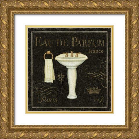 Bain de Luxe III Gold Ornate Wood Framed Art Print with Double Matting by Brissonnet, Daphne