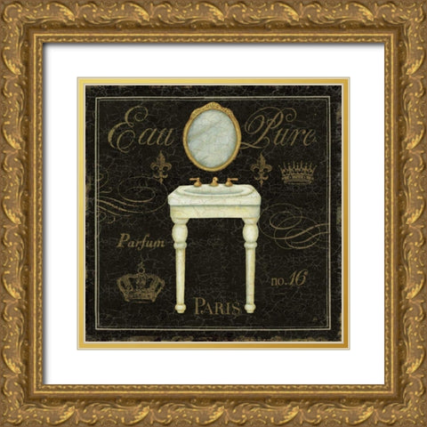 Bain de Luxe IV Gold Ornate Wood Framed Art Print with Double Matting by Brissonnet, Daphne