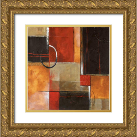 Grande Harmony II Gold Ornate Wood Framed Art Print with Double Matting by Brey, Michael