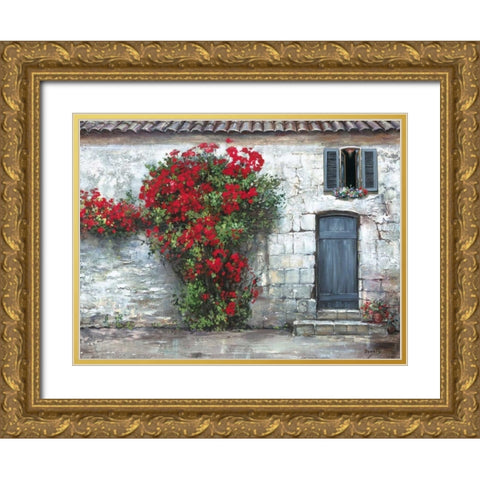 Casafina Gold Ornate Wood Framed Art Print with Double Matting by Duvall, Roger