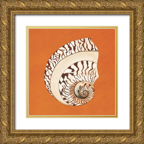 Cayman Quartet B Gold Ornate Wood Framed Art Print with Double Matting by Shelby, Judy