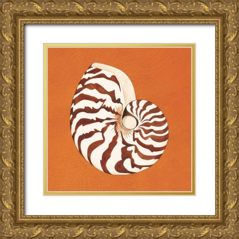 Cayman Quartet C Gold Ornate Wood Framed Art Print with Double Matting by Shelby, Judy