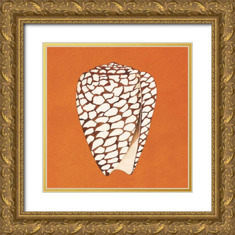 Cayman Quartet D Gold Ornate Wood Framed Art Print with Double Matting by Shelby, Judy