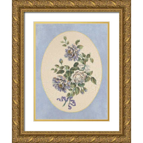 Mayfield Ovals I Gold Ornate Wood Framed Art Print with Double Matting by Mayfield, Josiah