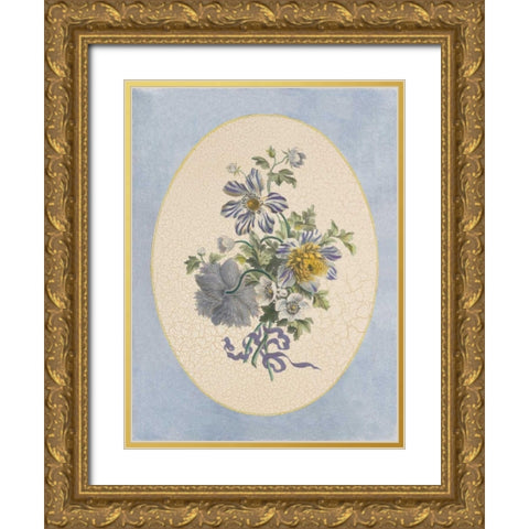 Mayfield Ovals II Gold Ornate Wood Framed Art Print with Double Matting by Mayfield, Josiah