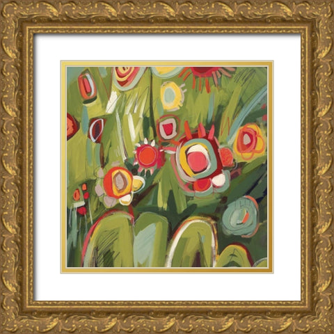 Garden Folly I Gold Ornate Wood Framed Art Print with Double Matting by Sorte, Adriana