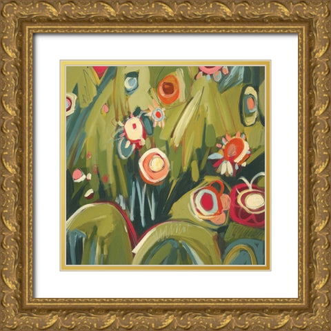 Garden Folly II Gold Ornate Wood Framed Art Print with Double Matting by Sorte, Adriana