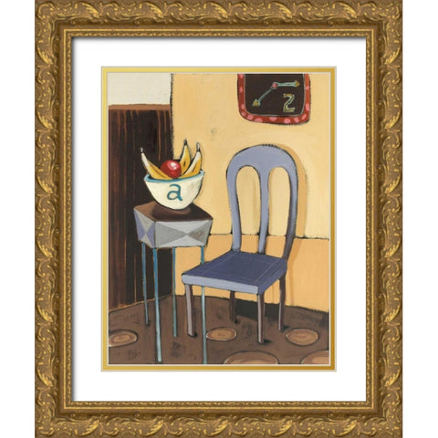 Divine Design II Gold Ornate Wood Framed Art Print with Double Matting by Paschal, Irene