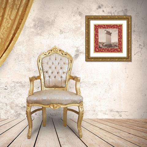 Caravella I Gold Ornate Wood Framed Art Print with Double Matting by Alexander, Zachary