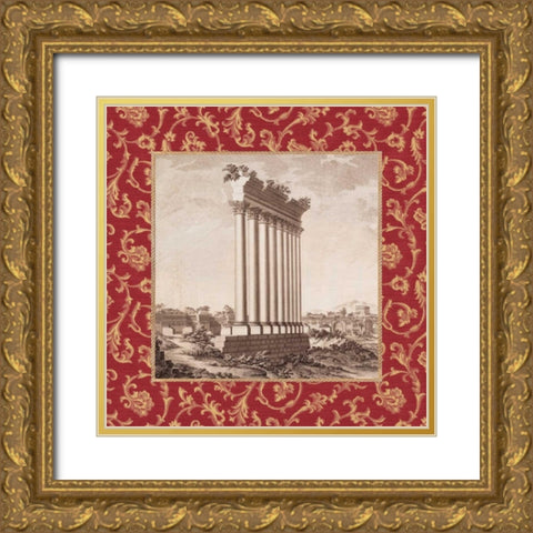 Caravella I Gold Ornate Wood Framed Art Print with Double Matting by Alexander, Zachary