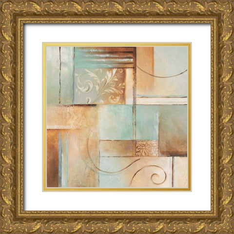 Legacy I Gold Ornate Wood Framed Art Print with Double Matting by King, Michael