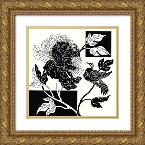 Alhambra I Gold Ornate Wood Framed Art Print with Double Matting by Shelby, Judy