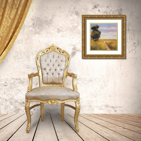 Low Country Petites A Gold Ornate Wood Framed Art Print with Double Matting by Rogers, Adam