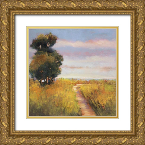 Low Country Landscape I Gold Ornate Wood Framed Art Print with Double Matting by Rogers, Adam