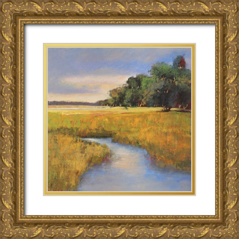 Low Country Landscape II Gold Ornate Wood Framed Art Print with Double Matting by Rogers, Adam