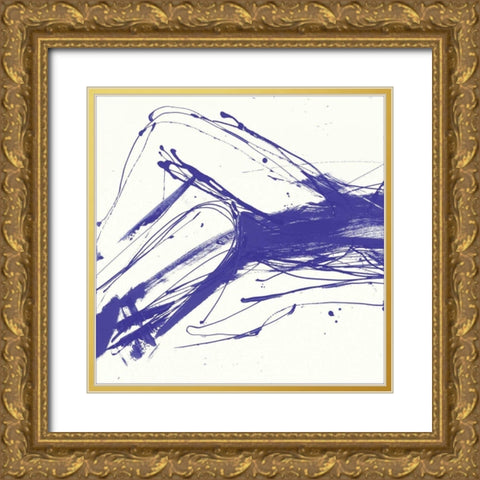 Signatures III Gold Ornate Wood Framed Art Print with Double Matting by Sic, Jerry