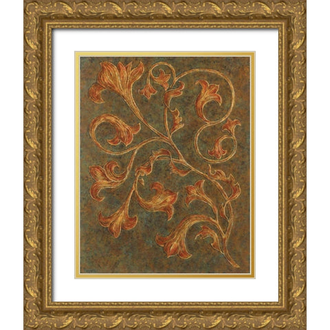Go for Baroque I Gold Ornate Wood Framed Art Print with Double Matting by Shelby, Judy