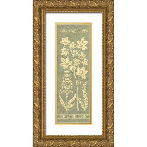 Hudson Valley Green I Gold Ornate Wood Framed Art Print with Double Matting by Shelby, Judy