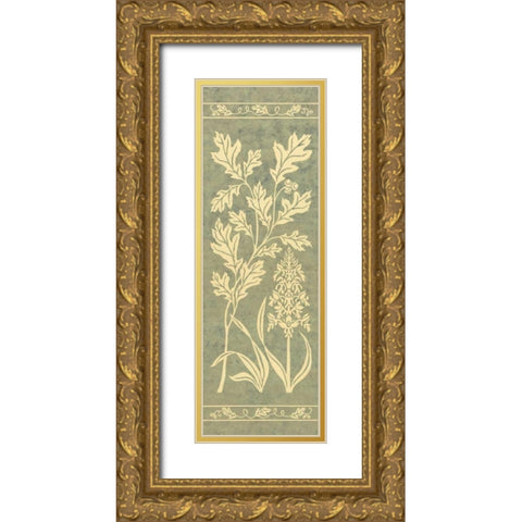 Hudson Valley Green II Gold Ornate Wood Framed Art Print with Double Matting by Shelby, Judy