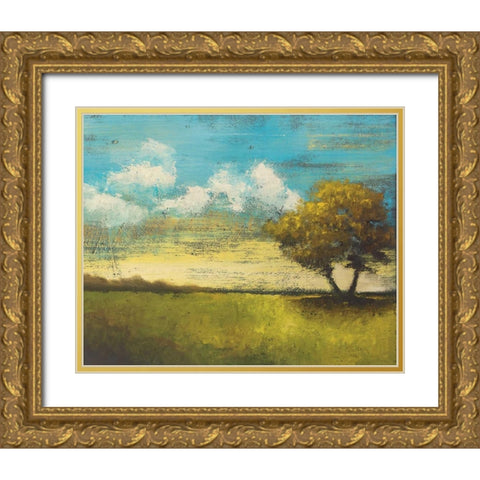 Montauk Morning I Gold Ornate Wood Framed Art Print with Double Matting by Rogers, Adam